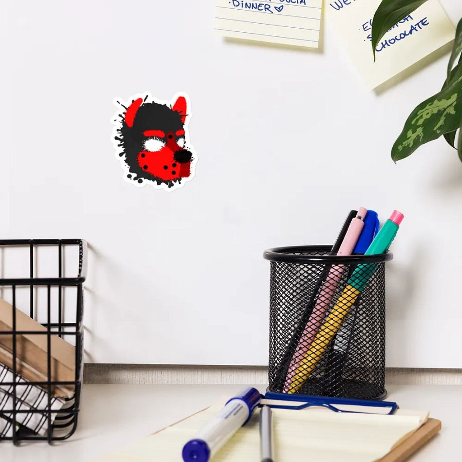 Pup Splatter Magnet - Red product image (11)