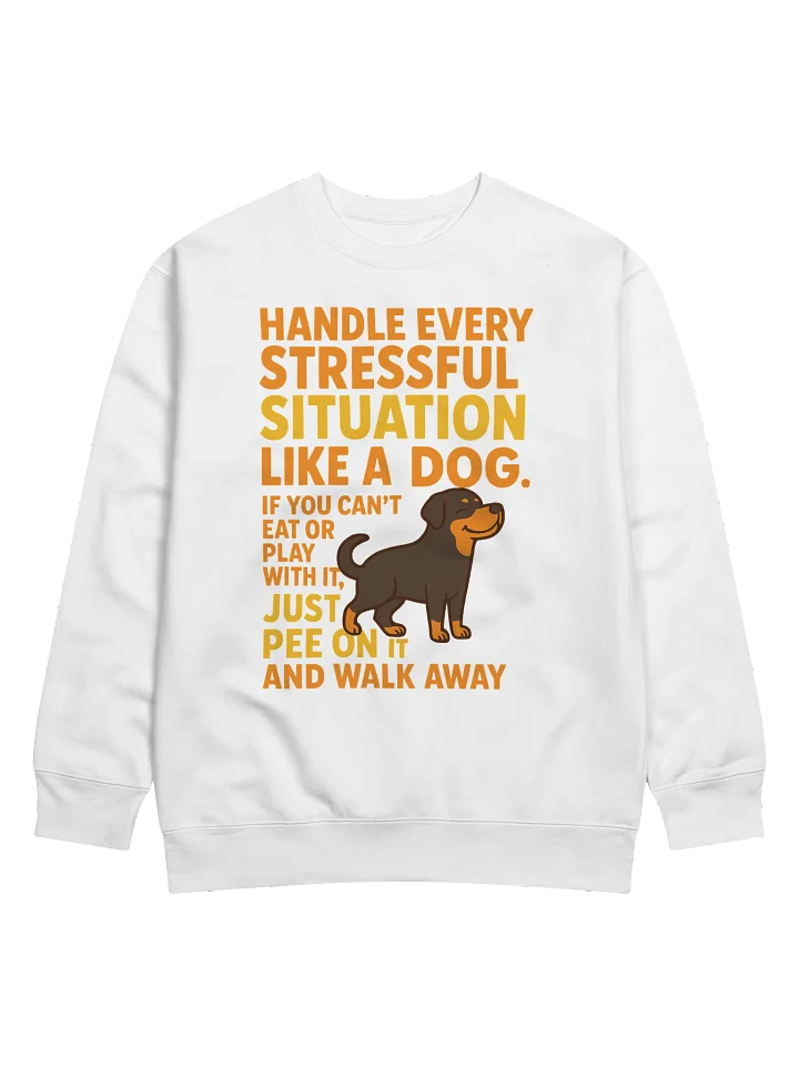 Rottweiler Pawsitive Attitude Premium Sweatshirt product image (3)