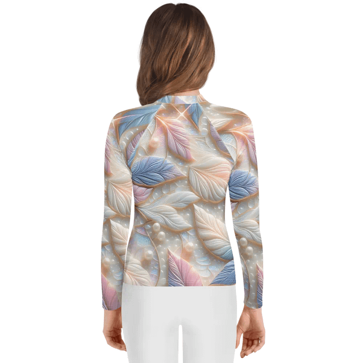 Dreamy Feathers Youth Rash Guard product image (2)