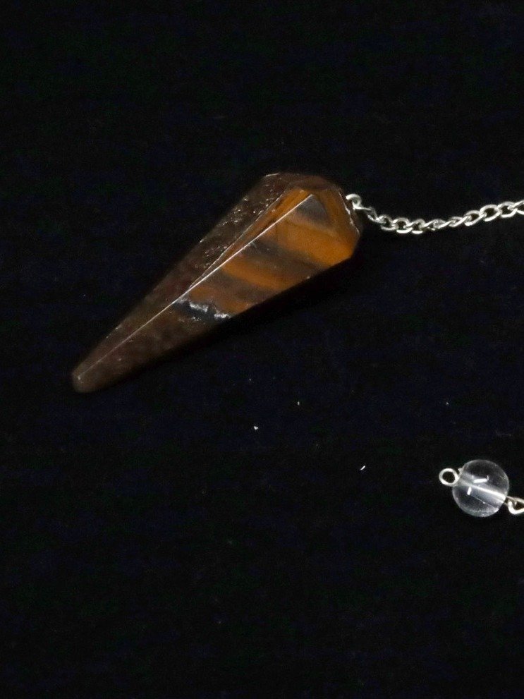 Tiger's Eye Crystal Pendulum product image (1)