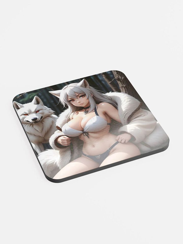 Foxy Elegance Cork Coaster product image (2)