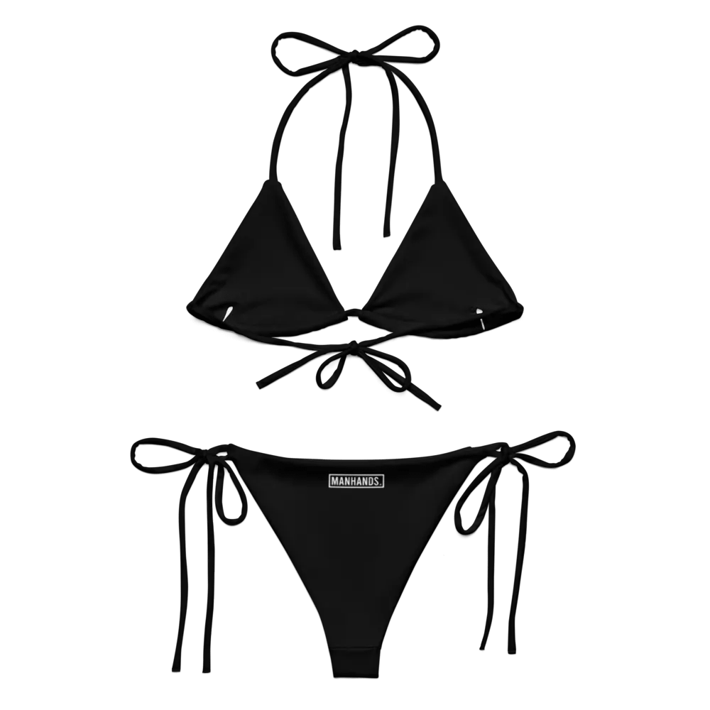 Two-Piece String Bikini by MANHANDS. (Black) product image (8)