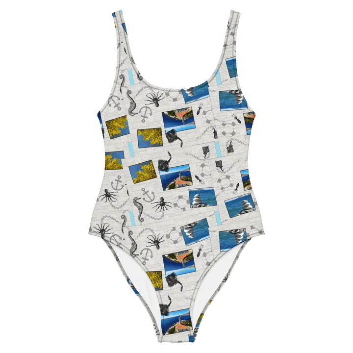 Sea design (photoshop by Dina R.) - One-Piece Swimsuit product image (2)