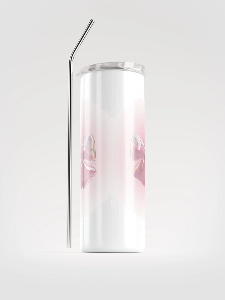 Girly Pink Bow Tumbler product image (1)