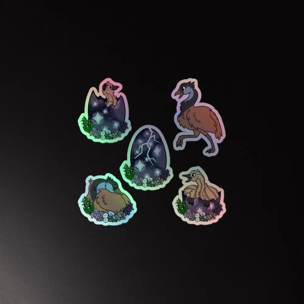 RAWR Aether Holographic Stickers product image (3)