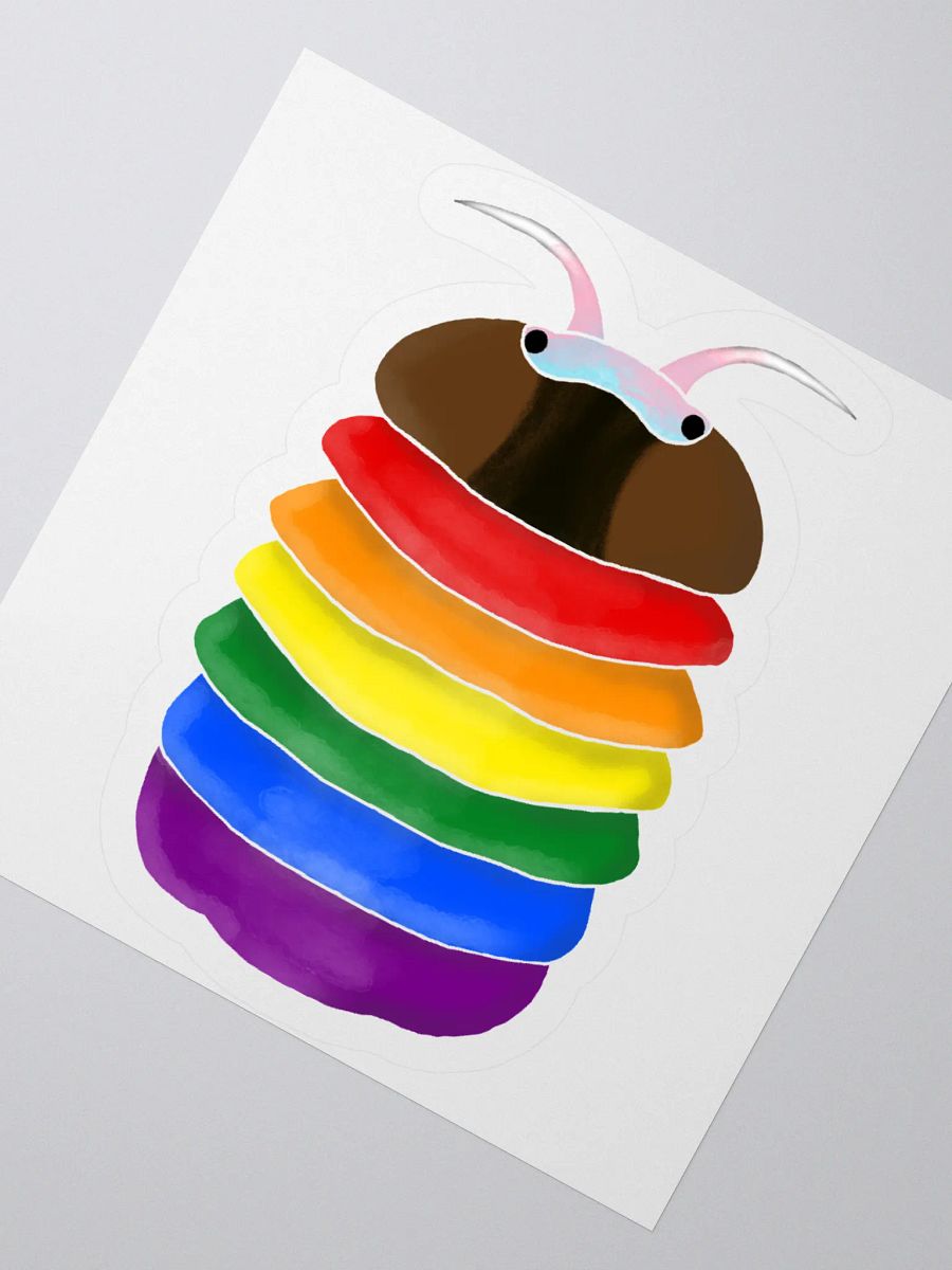Progress Rainbow Isopod Sticker product image (6)