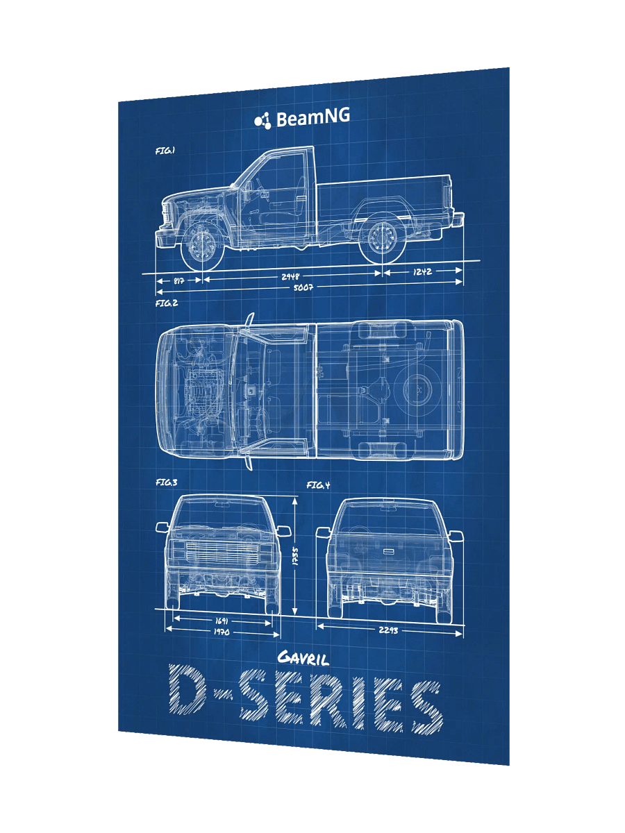 Gavril D-Series Blueprint Poster product image (3)