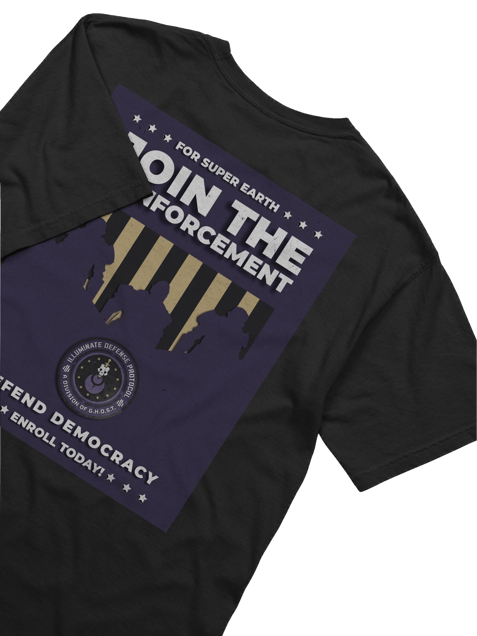Illuminate Defense Protocol Recruitment Poster T-Shirt product image (6)