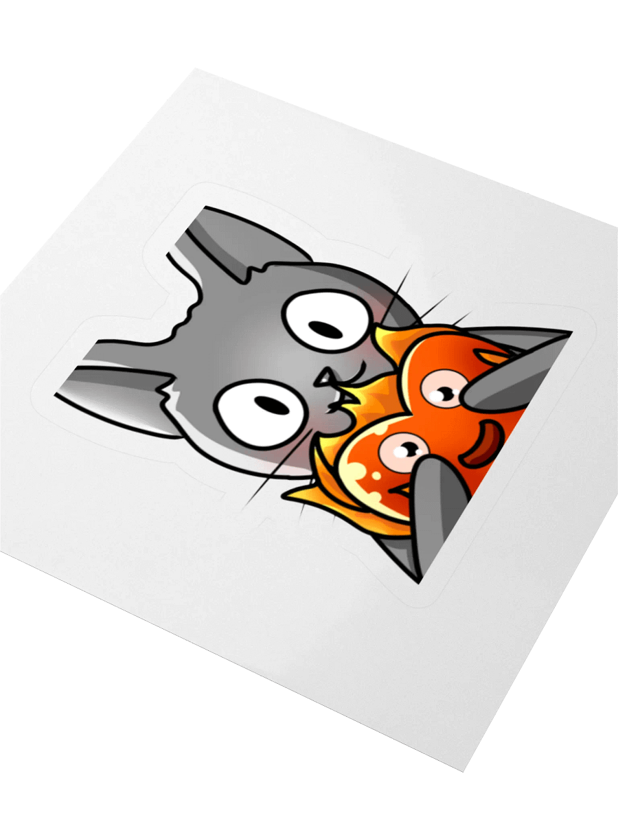 The Snaggletooth Heart Sticker product image (8)
