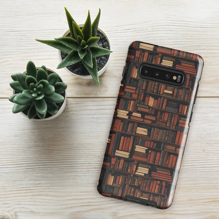 Bookshelf Pattern Books Samsung Tough Case product image (4)