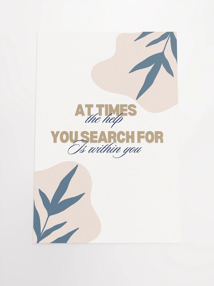 Within You - Inspirational Matte Poster product image (1)