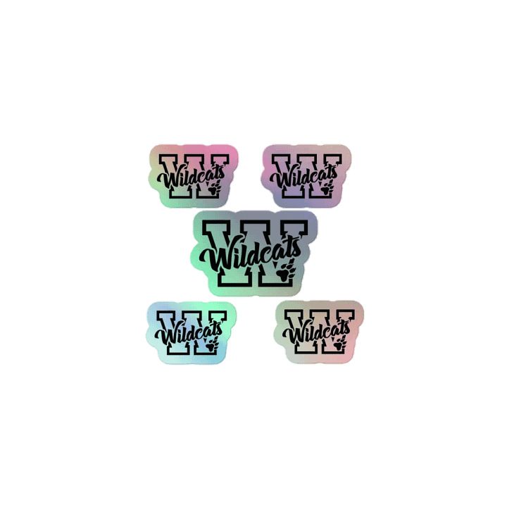 Wildcats Holographic Stickers product image (1)