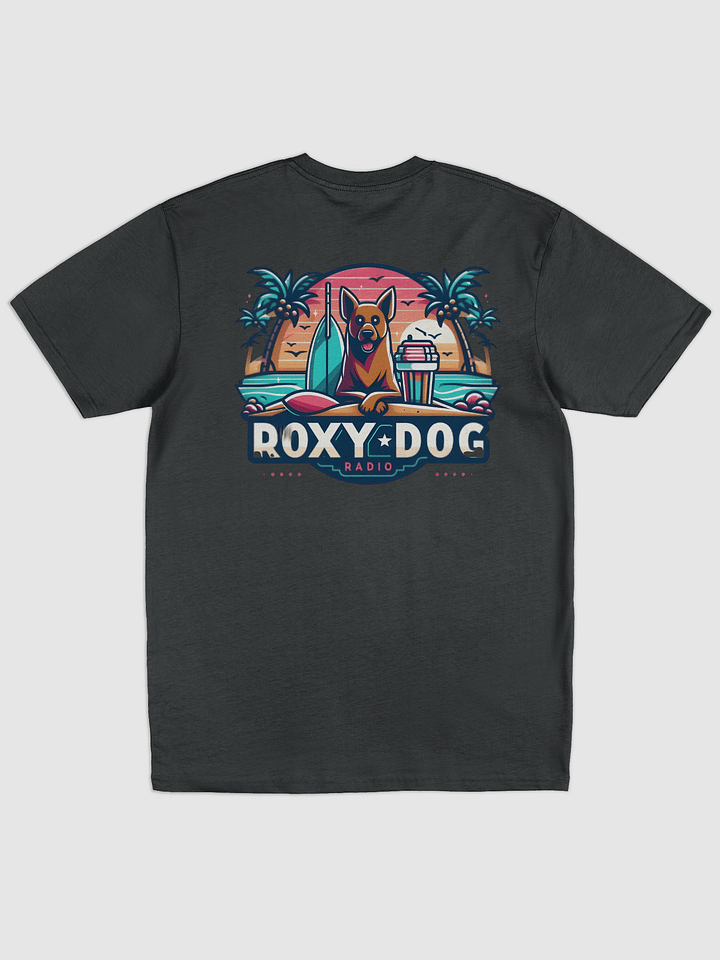 Roxy Dog Radio Beach Dog Custom T-Shirt product image (12)
