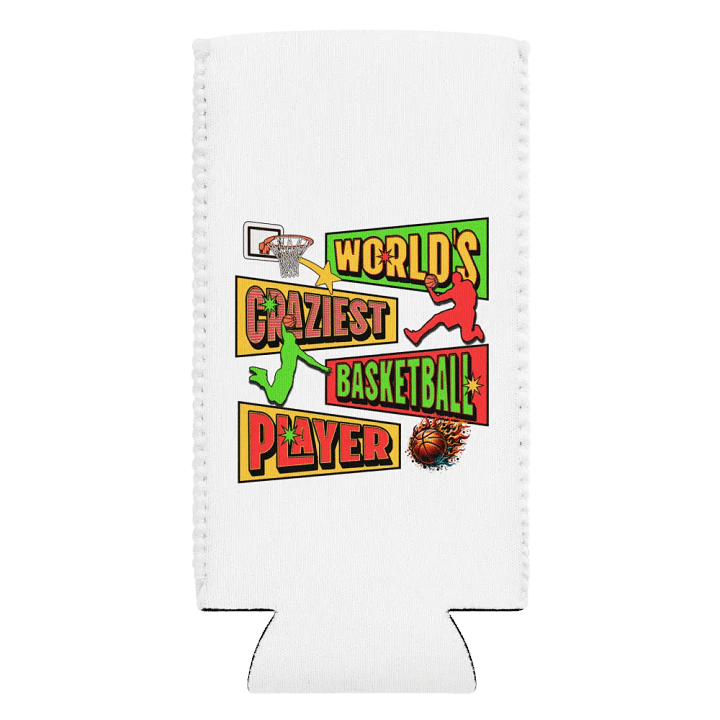 Wrolds Craziest Basketball Player Flaming Can Cooler product image (1)