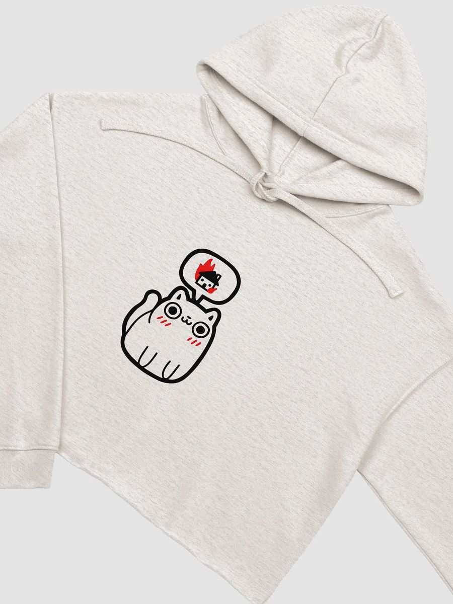 Criminal Meme Cat Crop Hoodie product image (12)