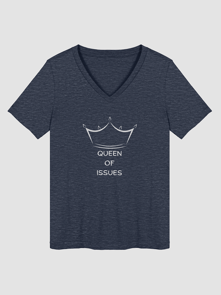 Queen Of Issues Relaxed V-Neck Tee product image (2)