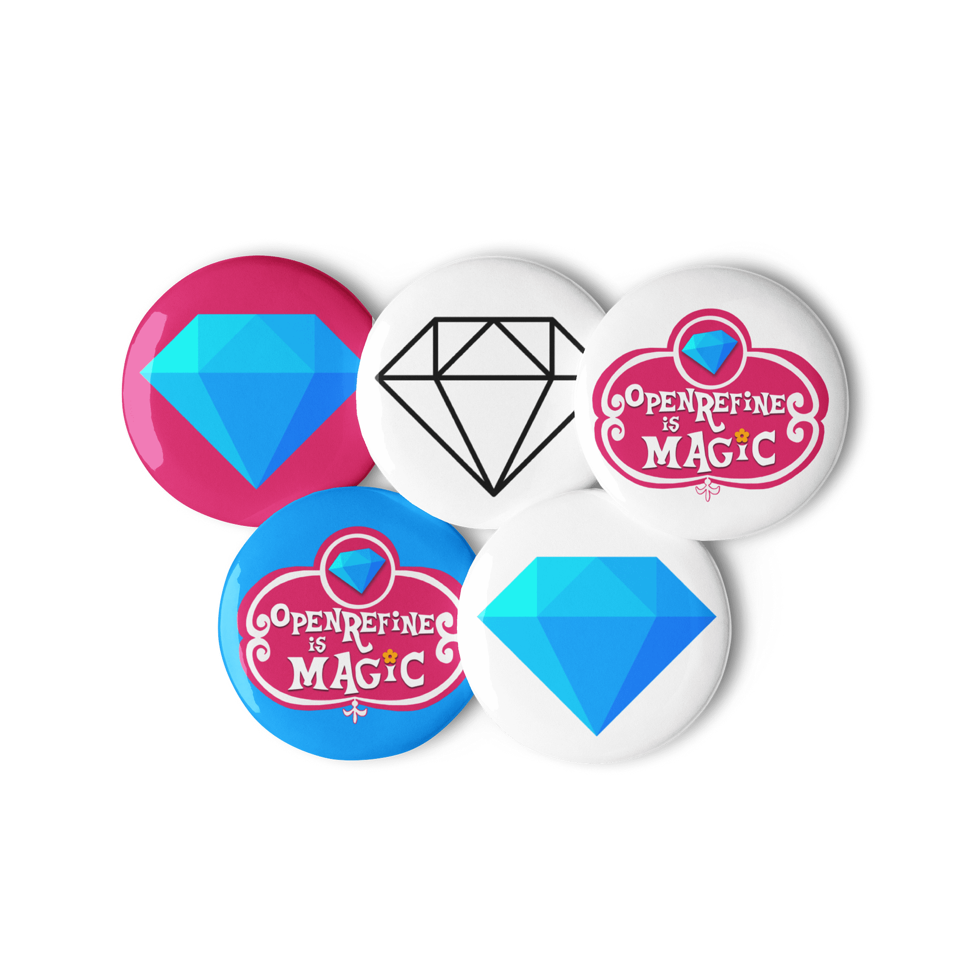 Set of Pin Buttons (5) product image (2)