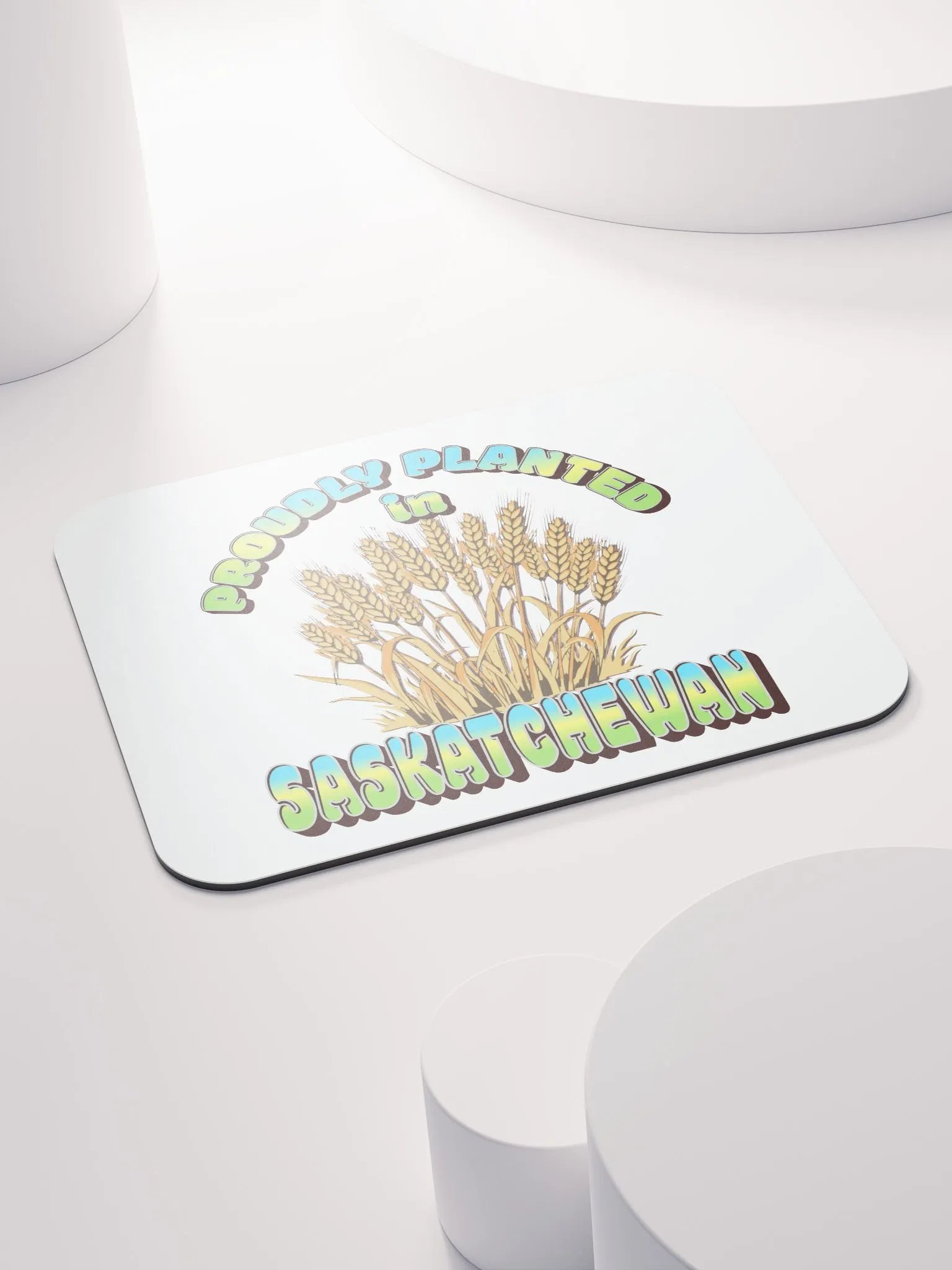 Proudly Planted In Saskatchewan Prairie Pride Mouse Pad product image (4)