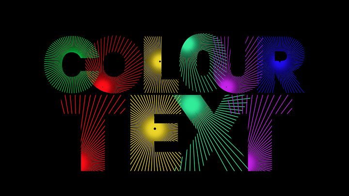 Colorful Modern Text 05 product image (1)