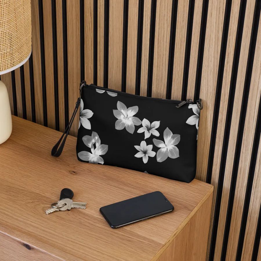 Volcanic Ash Caribbean Flower Print | Crossbody Bag product image (5)