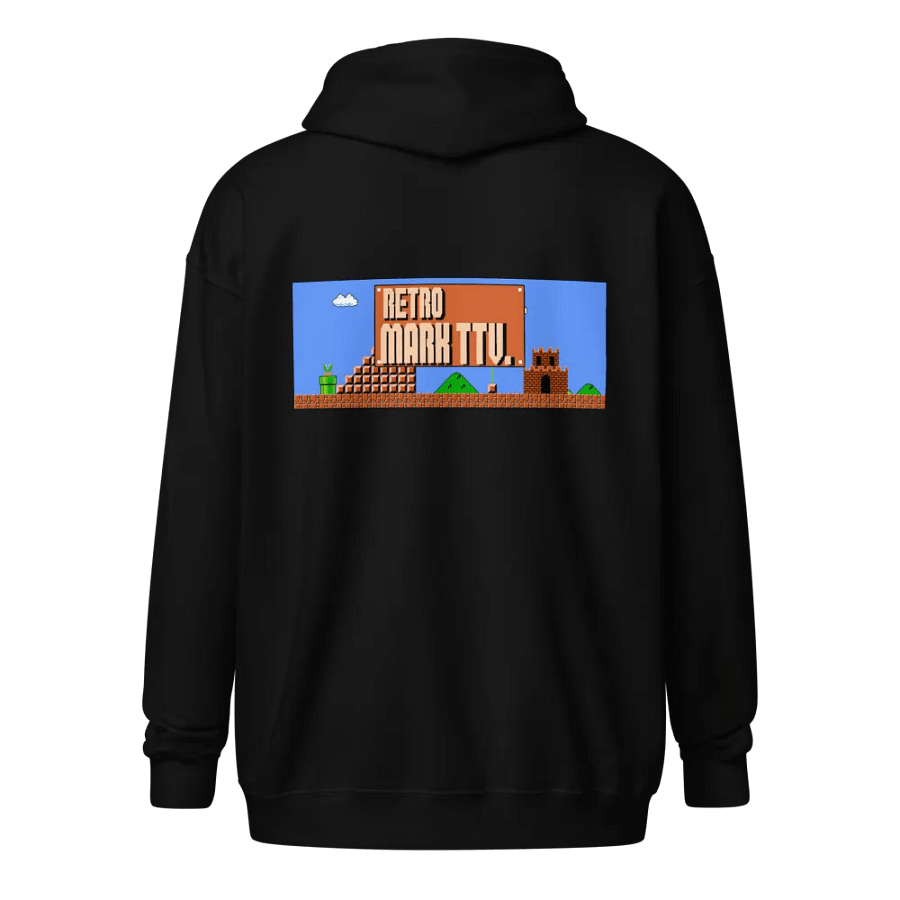 RETRO MARK Colorful Blocky Zip Hoodie product image (36)