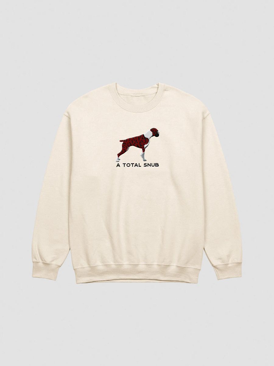 A Total Snub Sweatshirt (Embroidered) of a Boxer(Brindle) product image (1)