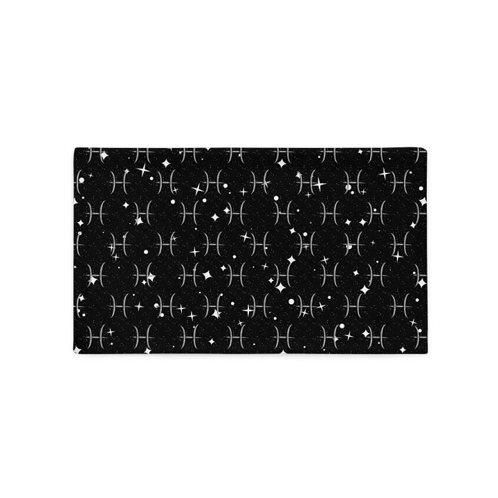 Pisces, Guided by the Stars Glyph Only, Pillow Case product image (5)