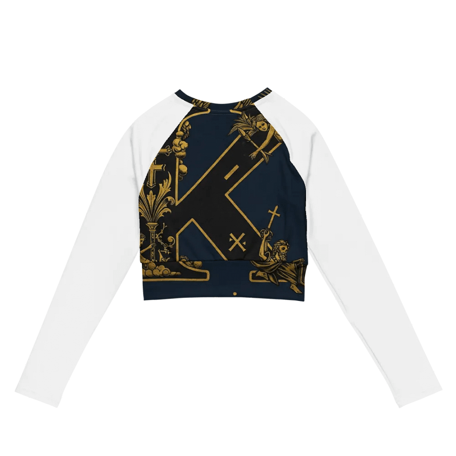 K as in kleptocracy long sleeve crop top product image (7)