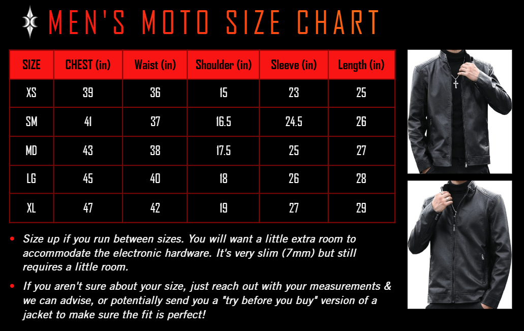 Mens A&H Classic Leather Biker Jacket V2 product image (4)