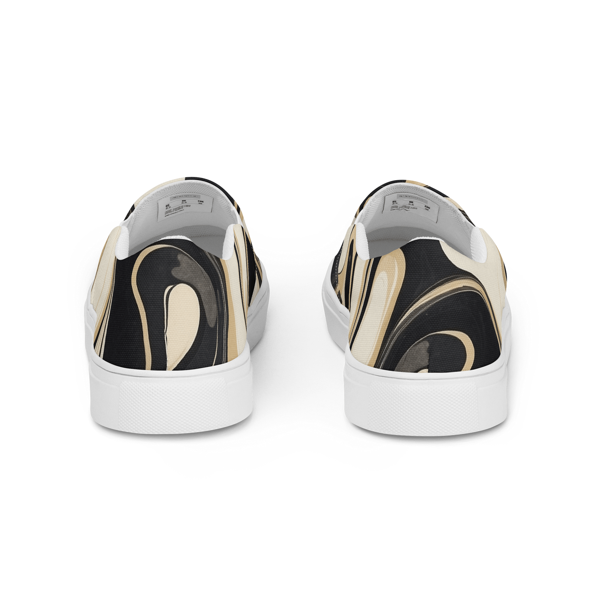 Marbled Swirl Men's Slip-On Shoes product image (4)