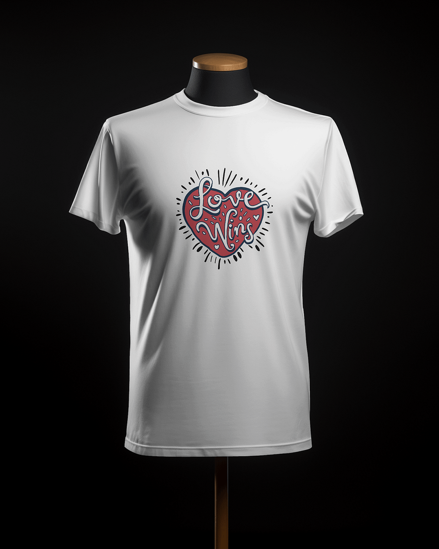 Simple Love design t shirt product image (1)