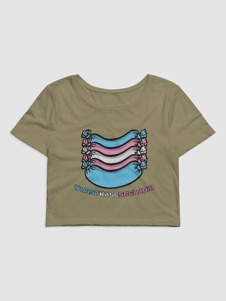 Trans Pride Crop Sausage Tee product image (2)