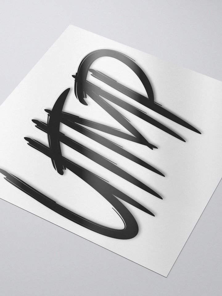 Kiss Cut Sticker - UTMP Logo White product image (1)