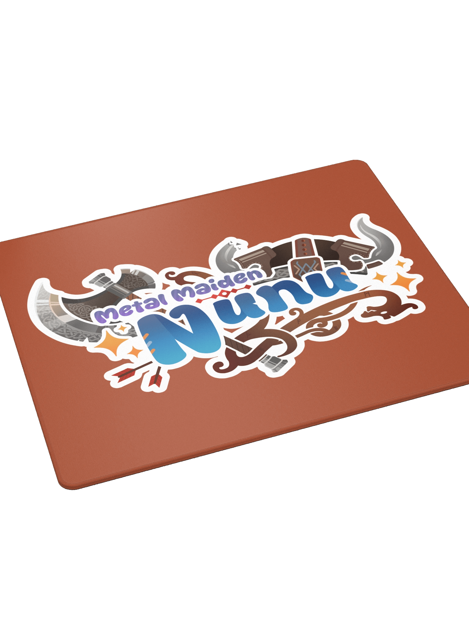 Nunu Logo Gamer Mouse Pad product image (4)