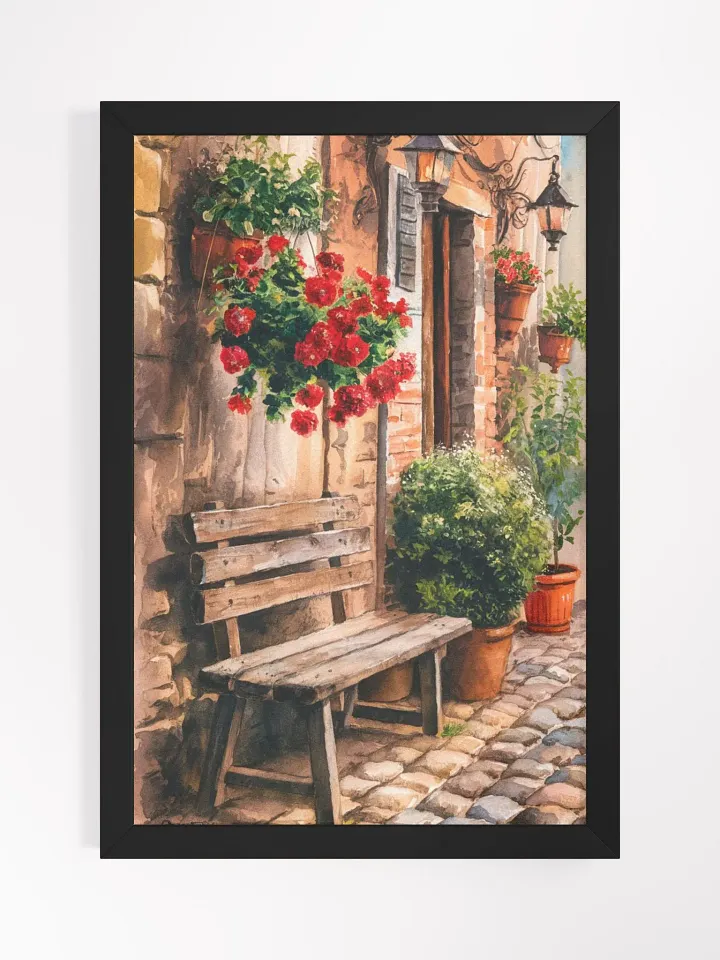Tranquil European Nook Framed Poster product image (1)