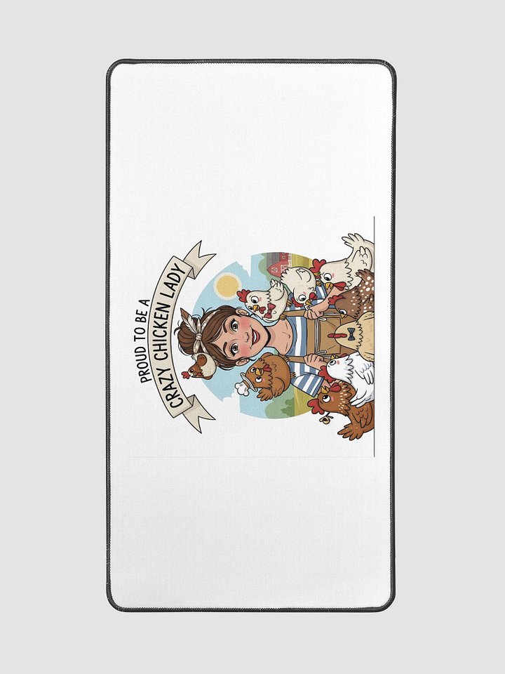 Crazy Chicken Lady Desk Mat product image (2)