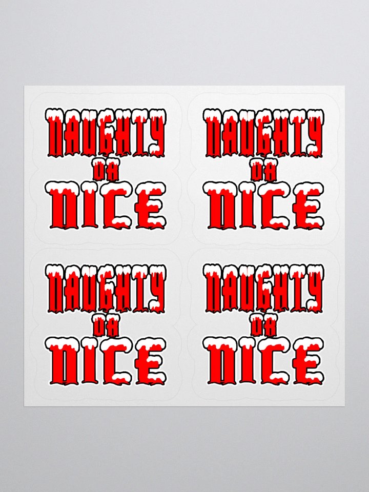 Naughty or Nice - Stickers product image (1)