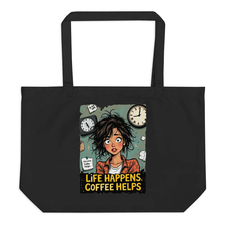Life Happens, Coffee Helps Tote Bag product image (1)