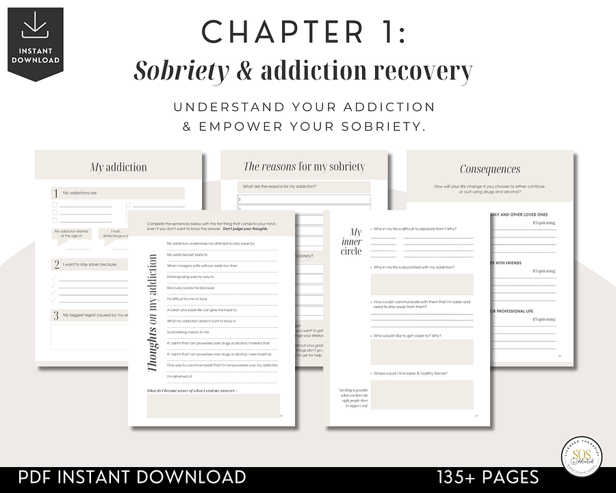 Sobriety Journal and Addiction Recovery product image (4)