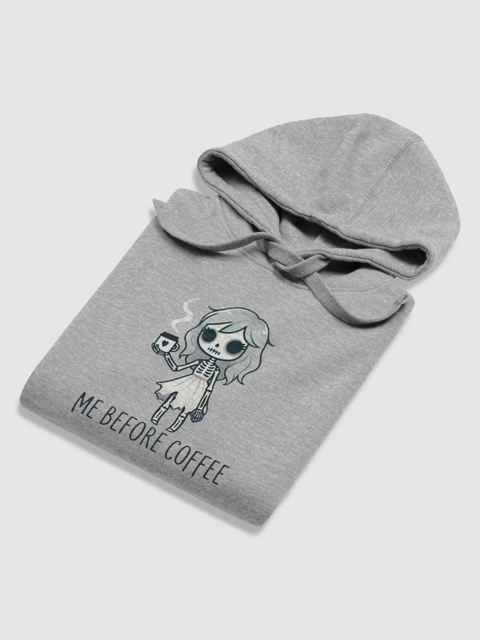 Me Before Coffee - Unisex Hoodie (Skeleton Girl Edition) product image (30)