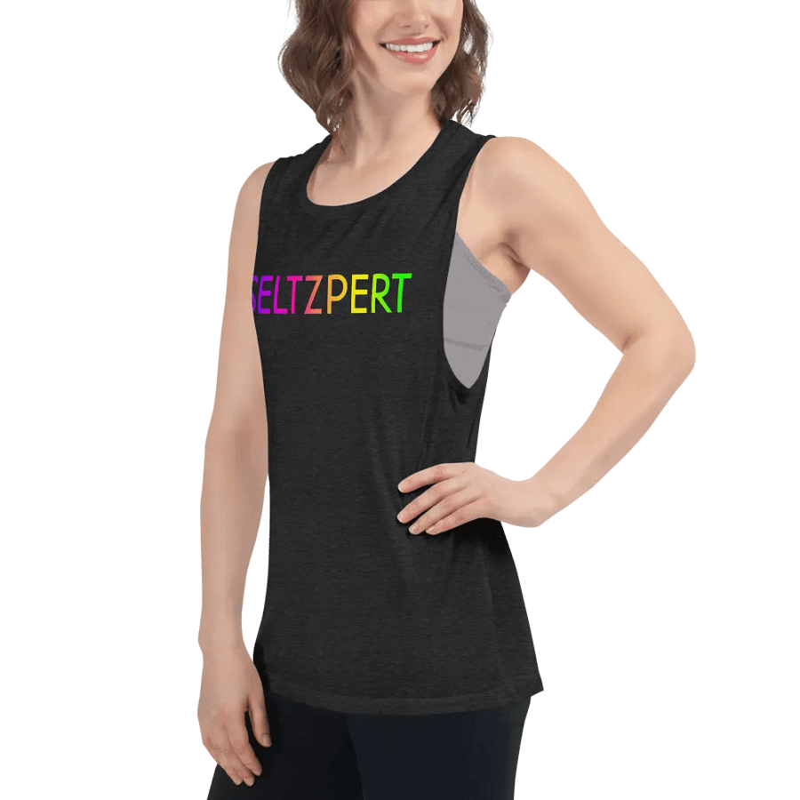 Seltzpert Women's Flowy Tank Top | Rainbow Paradise product image (10)