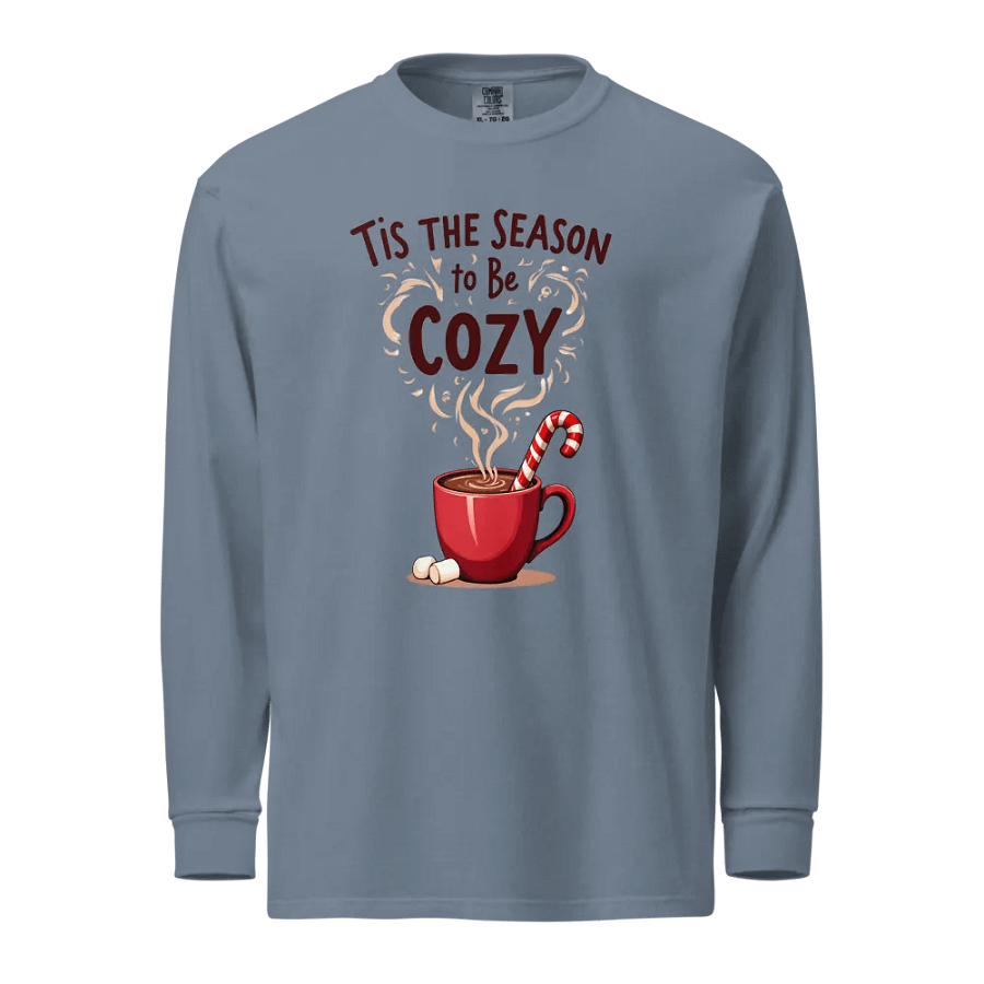 Cozy Season Mug and Marshmallows Set Long Sleeve Shirt product image (1)