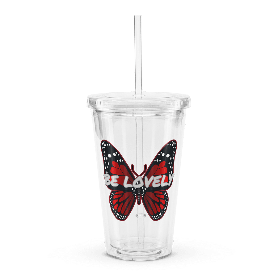 Be Lovely Butterfly Double Wall Tumbler product image (1)