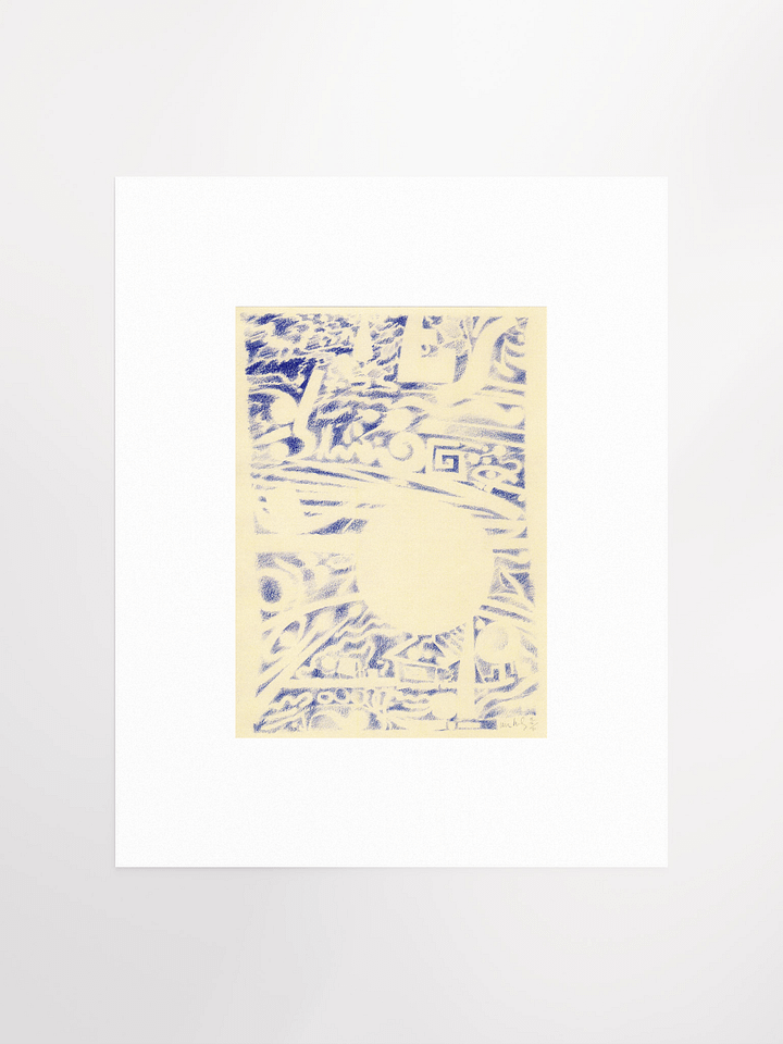 Blue Abstract 11.02.90 Print product image (2)
