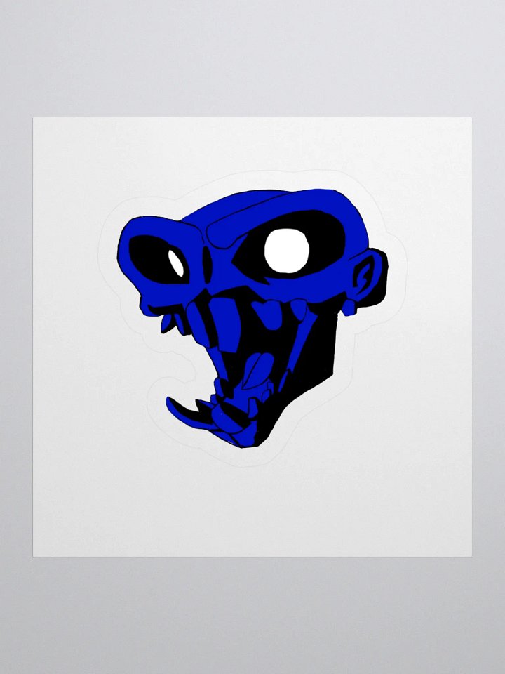 Zombie Monkey Midnight Phantom Sticker product image (1)