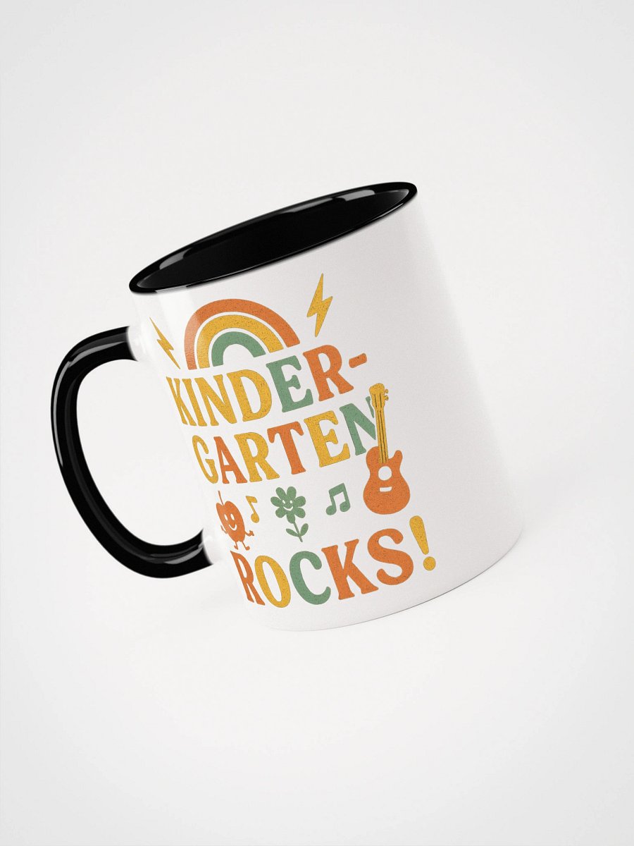 Kindergarten Rocks! Mug – Retro Coffee Cup for Teachers product image (40)