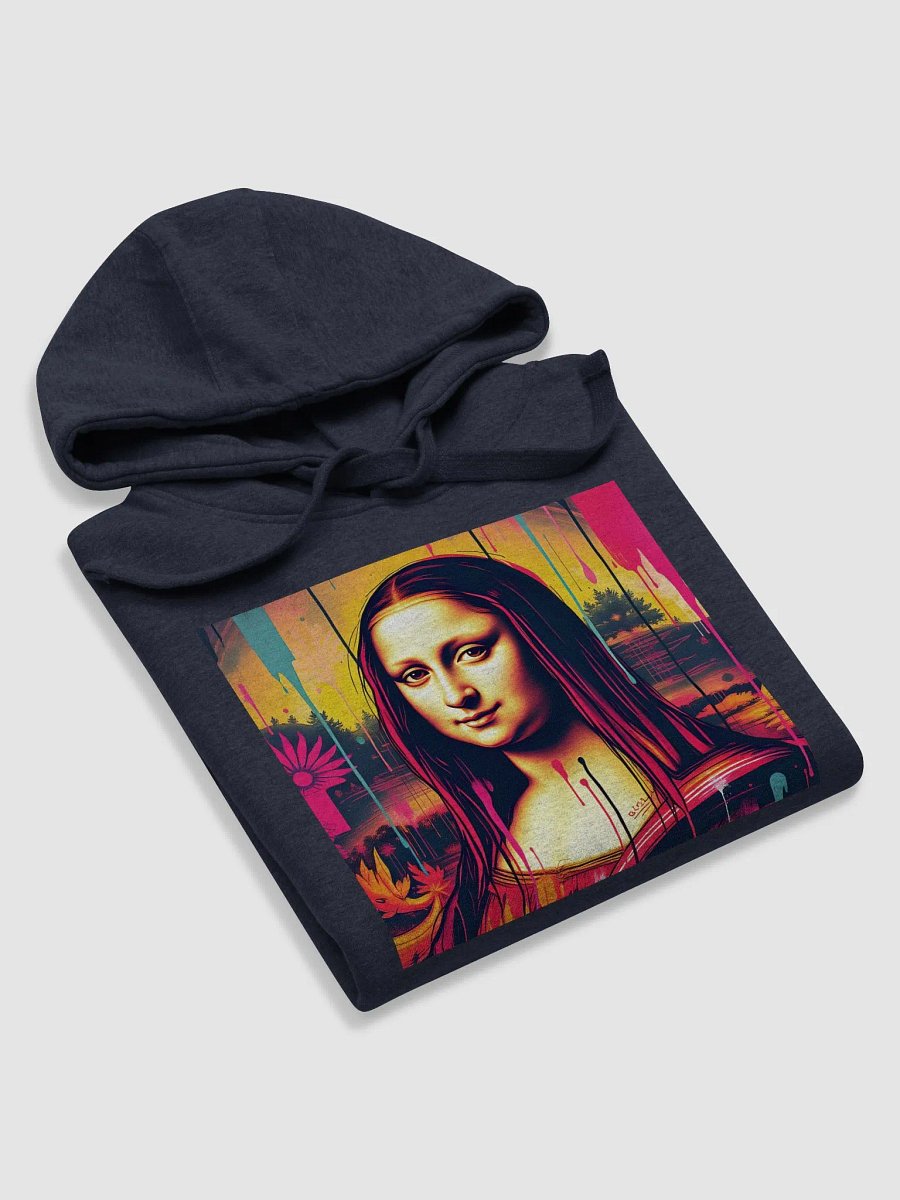 She's still here and she still makes eye contact with you where ever you are!!! Cozy Cotton Blend Unisex Hoodie product image (5)