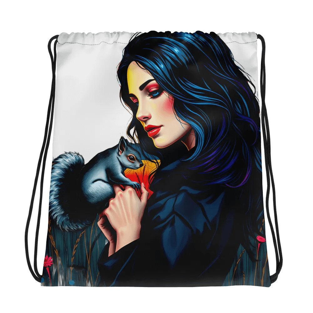Vivid Nature All-Over Drawstring Bag product image (1)