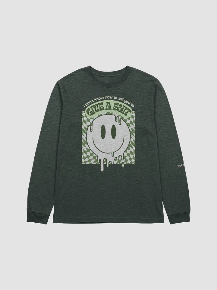 GIVE A SH*T supersoft long sleeve tee product image (17)