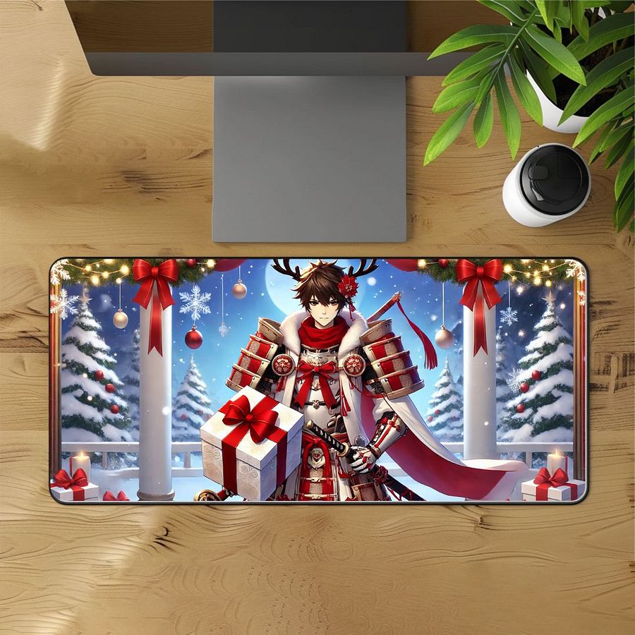 Holiday Samurai Desk Mat - 12"x22" product image (1)